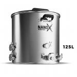 125L NANO-X Brew Kettle: Double 2" Element Ports
