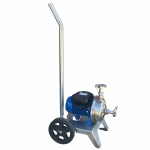 Pump & Trolley: CIP For CPB Fermenters: New Extended trolley to enable Sonflow Chiller fitment
