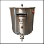 50ltr NANO Brewery 304SS Brew Kettle, Single Base Pot