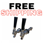 FREE Shipping -  Auto Close Long Shank Beer Taps 90mm x 2