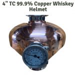 4" Tri Clover Copper Whisky Helmet