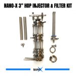 NANO-X 3" Hop Injector / Hot Side Filter / Cold Side Filter