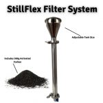 StillFlex Carbon Filter System - Adjustable Tank Size - No Plastic Parts & Includes Carbon