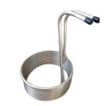 1/2 & 3/8Port & Spiral Tube Coil,Beer/Wine Cooler for Homebrew SISHUINIANHUA Stainless Steel Heat Exchangers Coil Immersion Wort Chiller 