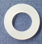 Clear 20mm ID & 35mm Flat Silicon Food Grade Washer - 3mm Thick