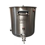 125L Tri Clover NANO Brewery 304SS Brew Kettle: Triple Base
