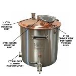 36L Tri Clover NANO Boiler with Copper Dome Lid