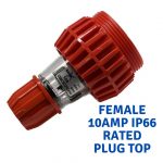 NANO Boss IP66 Rated 10A Female Plug Top Only - Commercial Controller