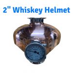 2" Copper Whiskey Helmet - Copper is 99.9% Pure Copper