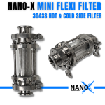 NANO-X Mini 304SS Flexi Hot and Cold Side Brewery Filter